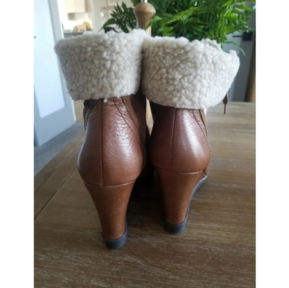 Franco Sarto shearing Wedge booties 👢 - Picture 13 of 13
